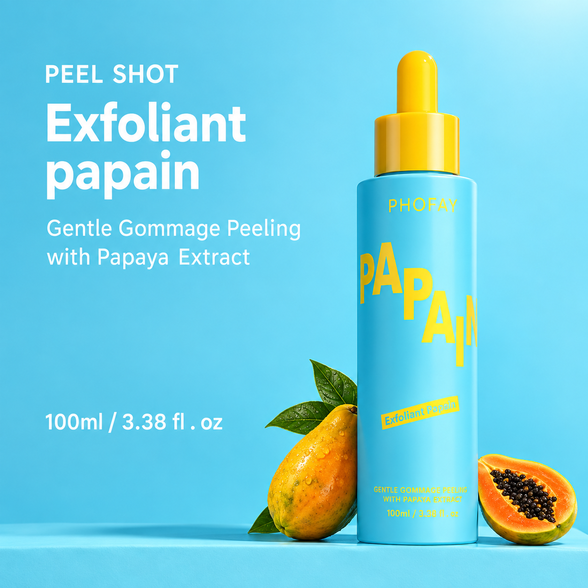 PHOFAY GENTLE PEELING SOLUTION PAPAYA ENZYME AHA BHA